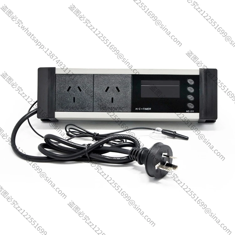 Suitable ForCooling and Heating Automatic Conversion Pet Intelligent Thermostat Digital Display Electronic with Power-off Memory