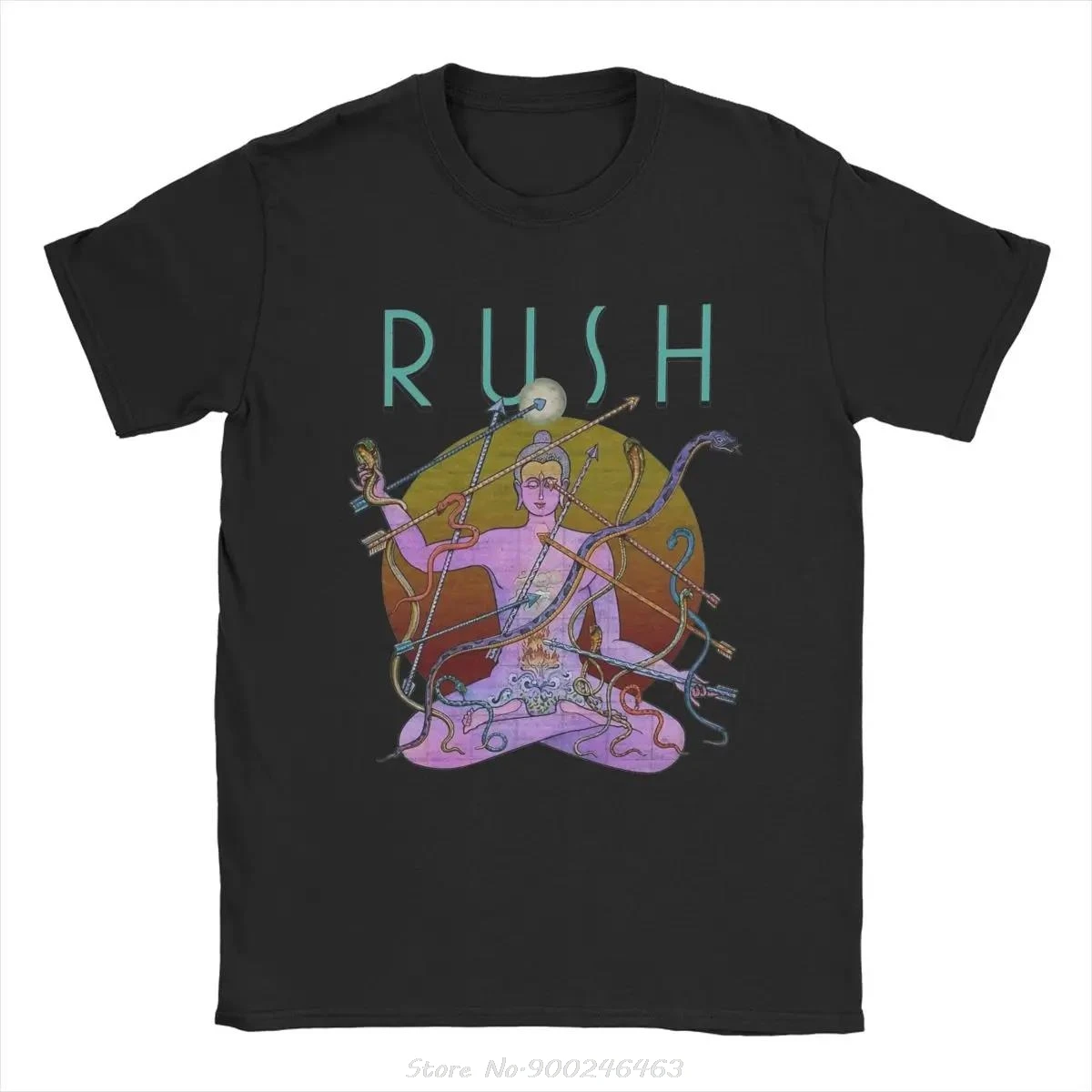 Summer T-shirt Rush Snakes Shiva Funny Cotton Tees Fashion Short Sleeve T Shirt O-neck Men Clothing Hip Hop Streetwear Tshirt