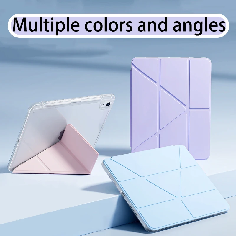 

Чехол для iPad Air 2025 iPad 11-го поколения 11 Air4 Air6 Air5 Air7 10,9 дюйма 10,2 Чехол для iPad Pro 11 13 дюймов с держателем для карандашей M2 M3 A16