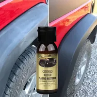 Plastic Restore Revitalizer Plastic Renovator Longlasting Coating For Car Rubbers Refurbish Clean Gloss Black Shine