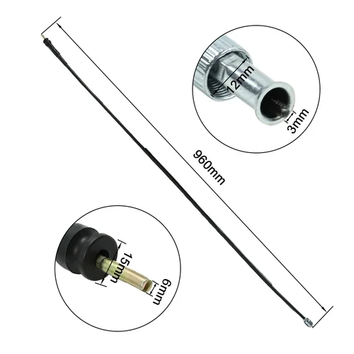 Imagen 2 del producto Cable de kilometraje para velocímetro de motocicleta, para Honda CX500 CB250 CB350 CB400 CB450 CB500 CB550 CB650 CB750 CM400 XR250 XR650