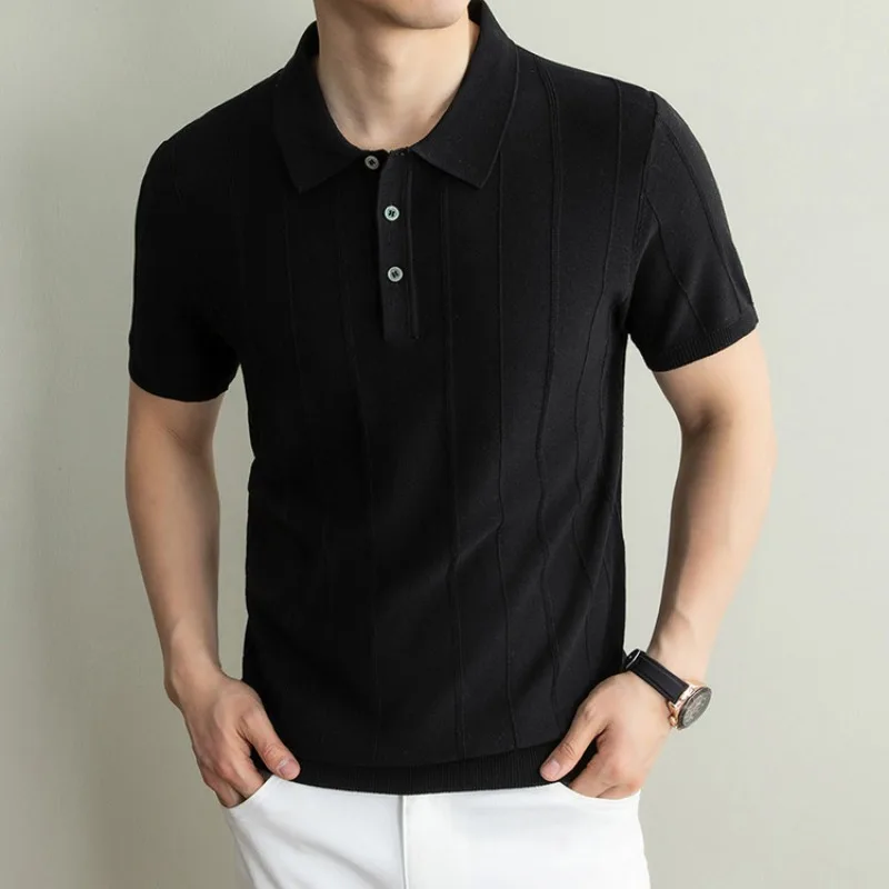 Linen Men's Polo Shirts T shirt Old Money Look Short Sleeve Fashion Casual Fit for Summer Vacation