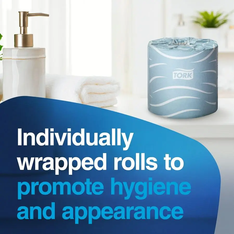Bath Tissue Roll Advanced 2ply For everyday use at home Biodegradable 4x3.75, 500 sheets roll, 48 rolls case