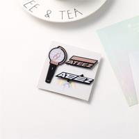 3pcs/set Kpop ATEEZ ITZY ASTRO THE BOYZ Gidle Acrylic Pins Badges Brooches for Bag Cap Clothes Gift Fans Collection