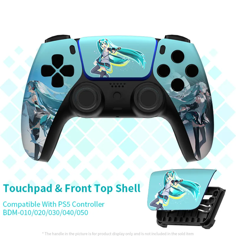 

PS5 Controller Case Touchpad Gamepad Cover Replacement Front Backplate Controller Case Limited Edition Angel for BDM-010/020/030