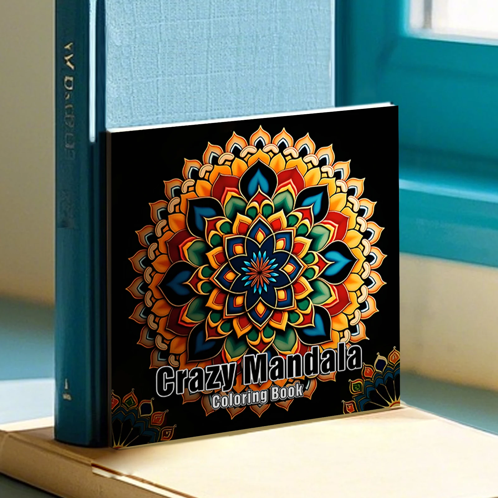 1 كتب ماندالا زهرة تلوين كتاب للأطفال الكبار تخفيف التوتر قتل الوقت الكتابة على الجدران اللوحة رسم الفن كتاب القرطاسية