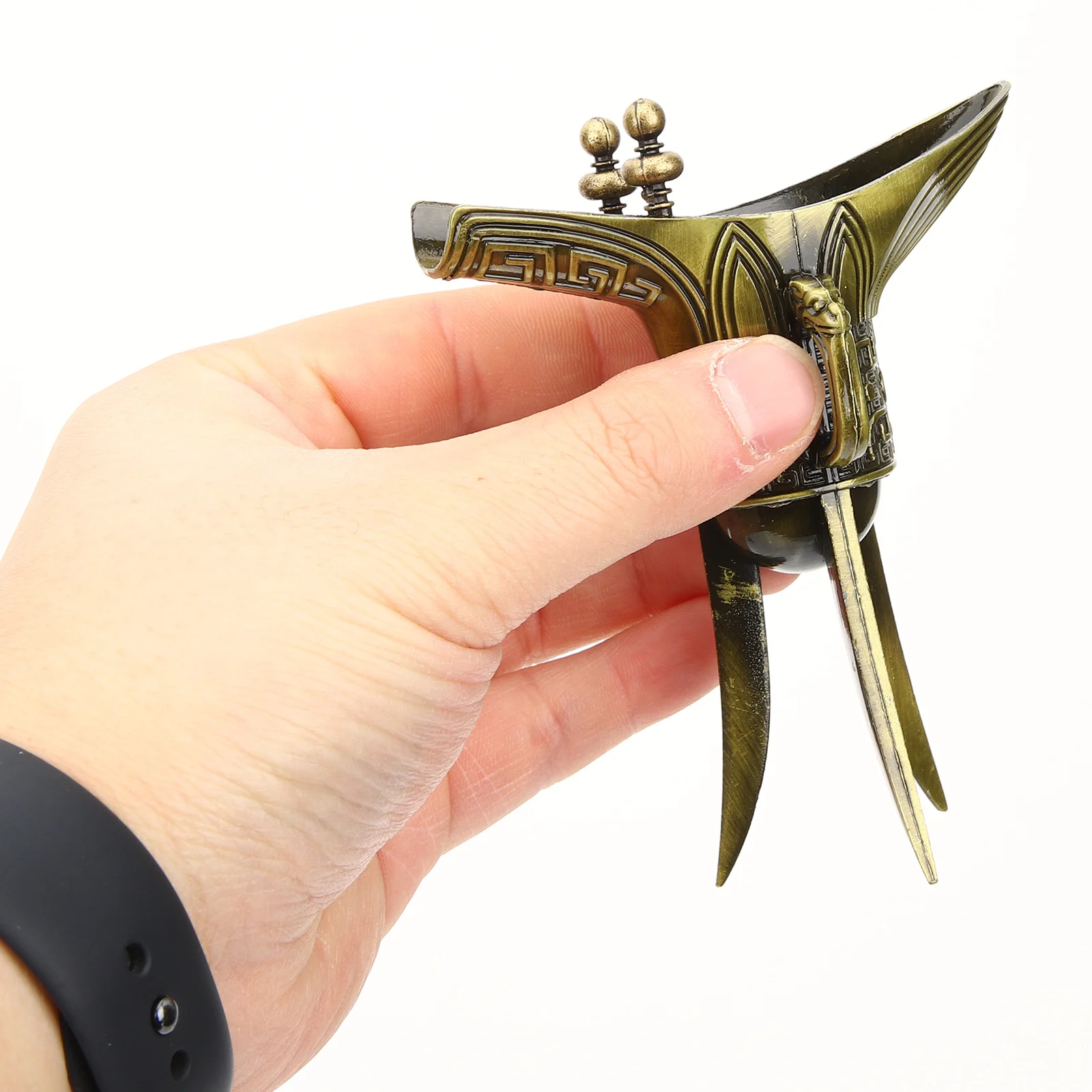 

4pcs Vintage Chinese Ancient Drinking Cups Retro Style Decorative Liquor Mugs For Wine Water Beverage Traditional Gift