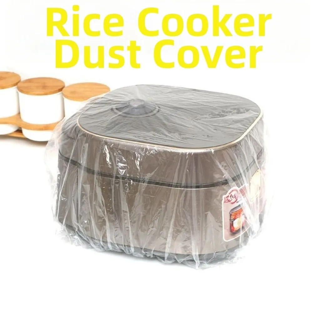 10Pcs High-elasticity Dustproof Cover Thickened Transparent Appliance Dust Covers Dustproof Disposable Kitchen Appliance Covers