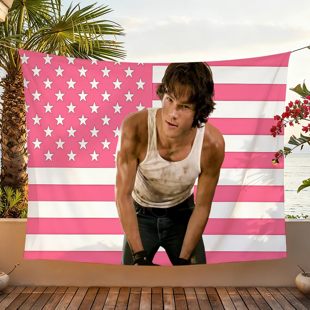 Actor J-Jared Padalecki-S USA Flag For Garden Party Living Room Home Wall Decor Banner Bedroom Outdoor Tapestry
