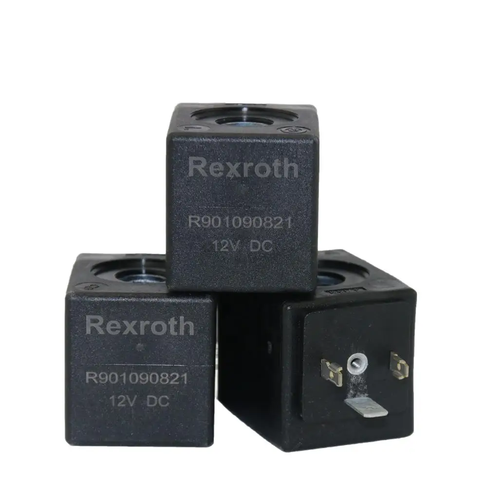 excavator part  solenoid valve coil Rexroth-12VDC for hydraulic main pump R901090821