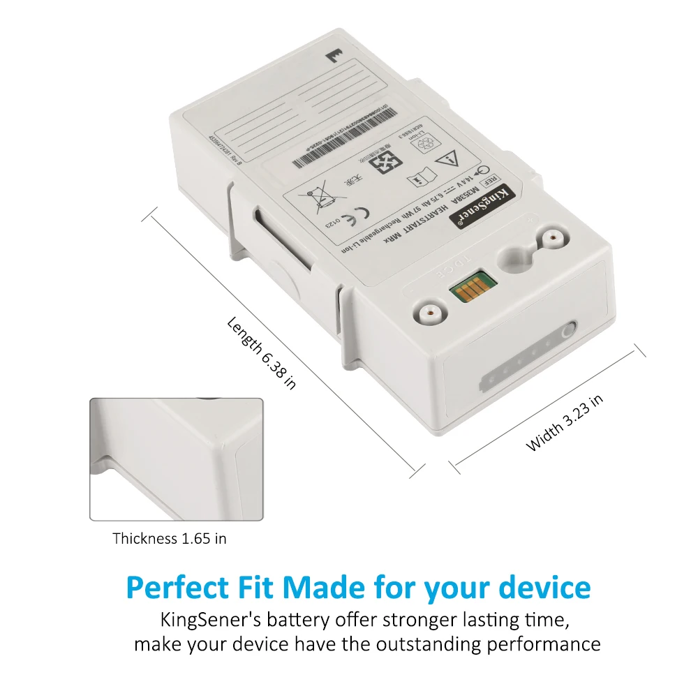 Imagem -03 - Kingsener Recarregável Li-ion Bateria para Heartstart M3538a M3535a M3536a M35356099 14.4v 97wh 6.75ah