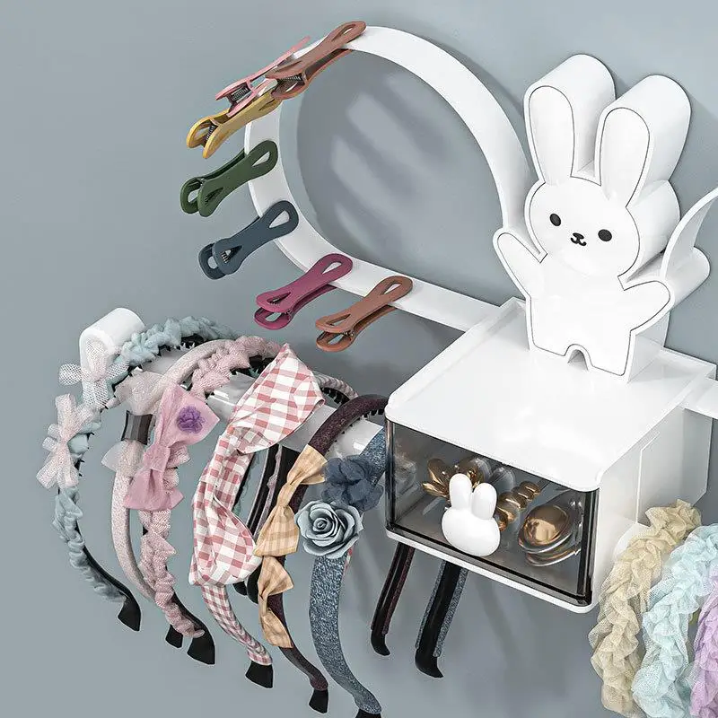 wall-mounted-hair-accessory-organizer-rack-simple-style-bathroom-storage-shelf-for-hair-bands-and-clips-home-organization
