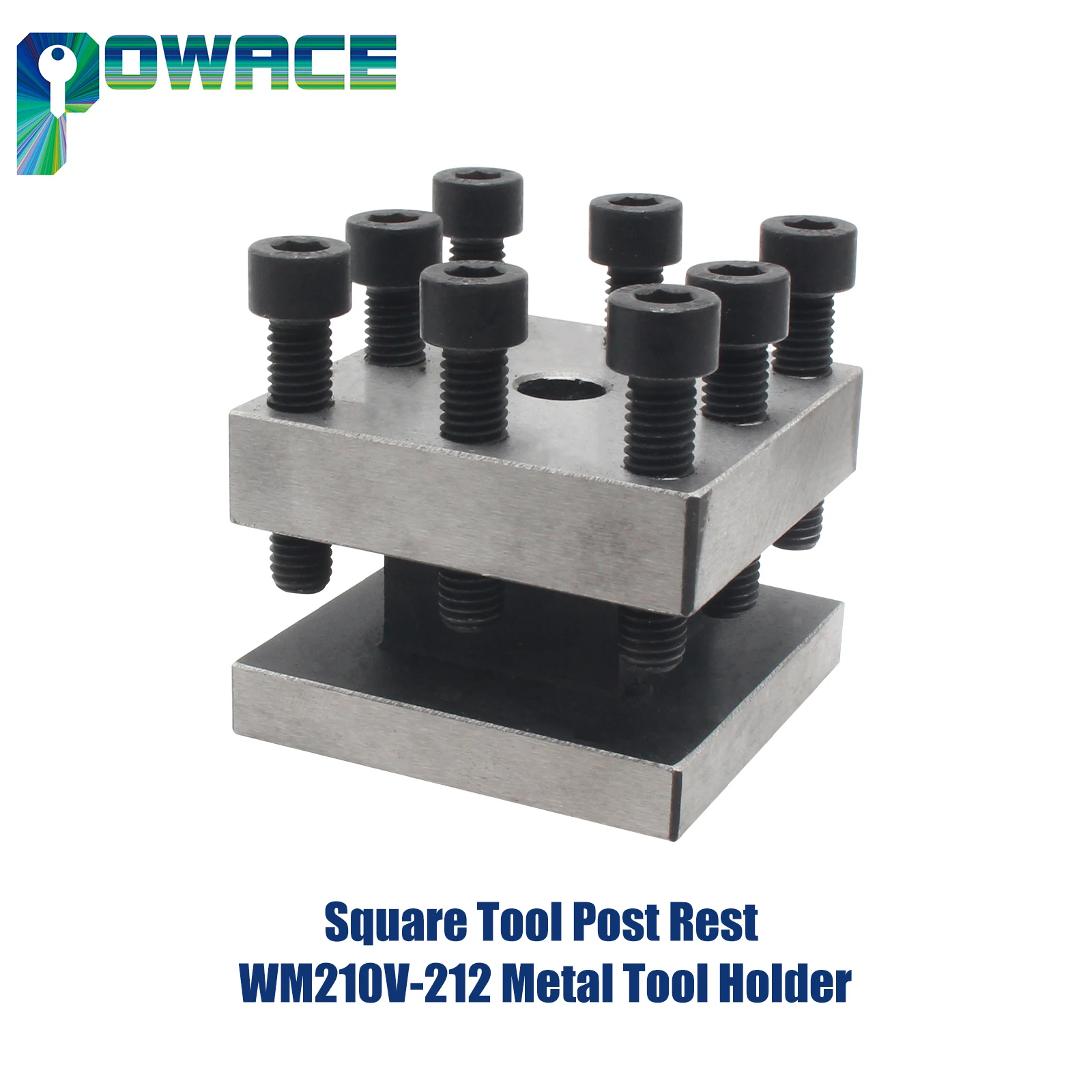 Square Tool Holder Clamp Post Rest WM210V CD-210V MX-210V Metal Tool Holder Accessories Part