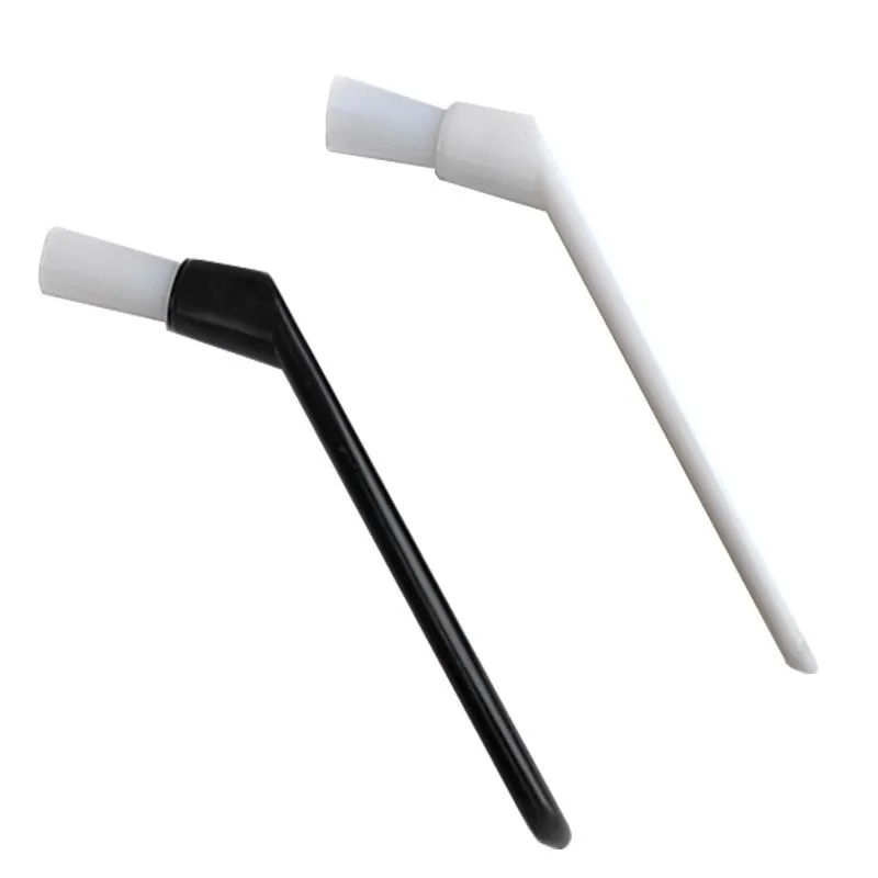 1/2 قطعة ماكينة القهوة فرش طاحونة النايلون تنظيف فرشاة الكوع مقبض طويل صانع القهوة أداة تنظيف الملحقات #5