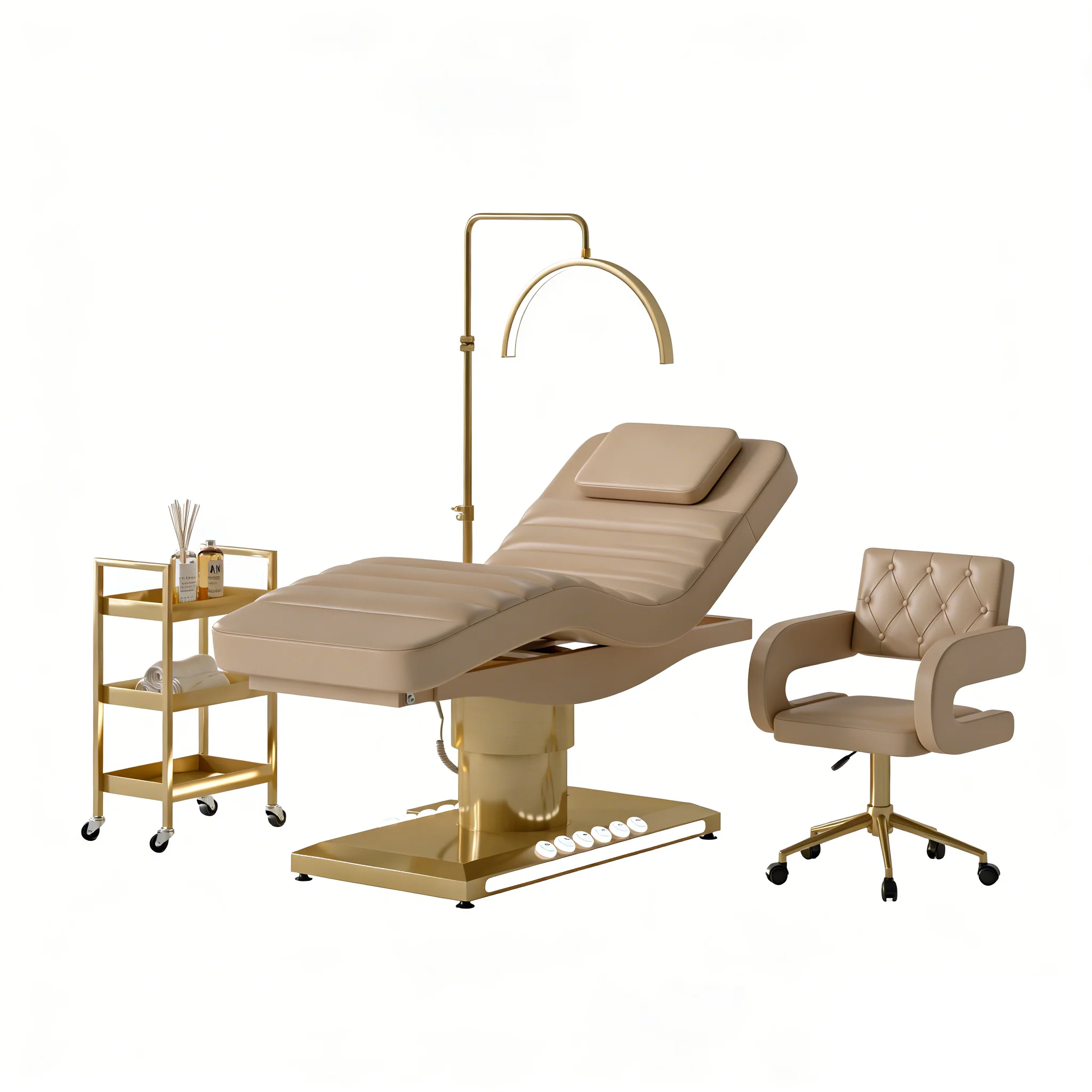 

Meientai Modern Style Curved Lash Bed Beauty Electric Spa Equipment Massage Bed Custom Lash Extension Bed for Salon