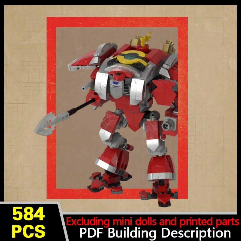 Popular Games 40K Model Building Moc Bricks Heavy Battle Mech Collection Technology Blocks Gift Modular Christmas Toys DIY Sets