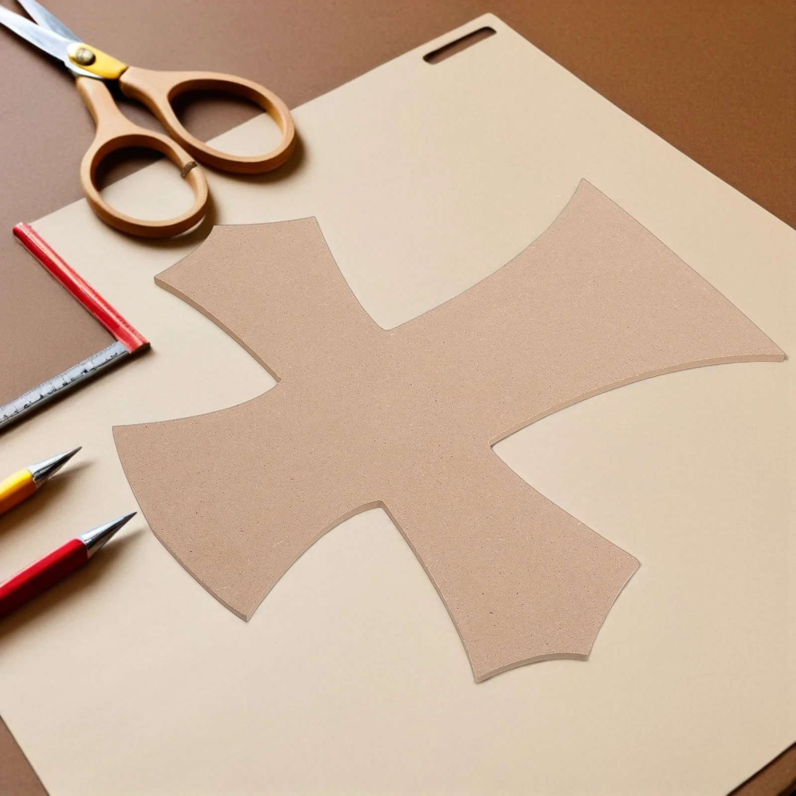 

2Pcs DIY Mosaic Coasters Blank Wood Plaque Trays for Crafts Painting Tiles Plant Holder Rustic Drinking Cup Coaster Home Decor