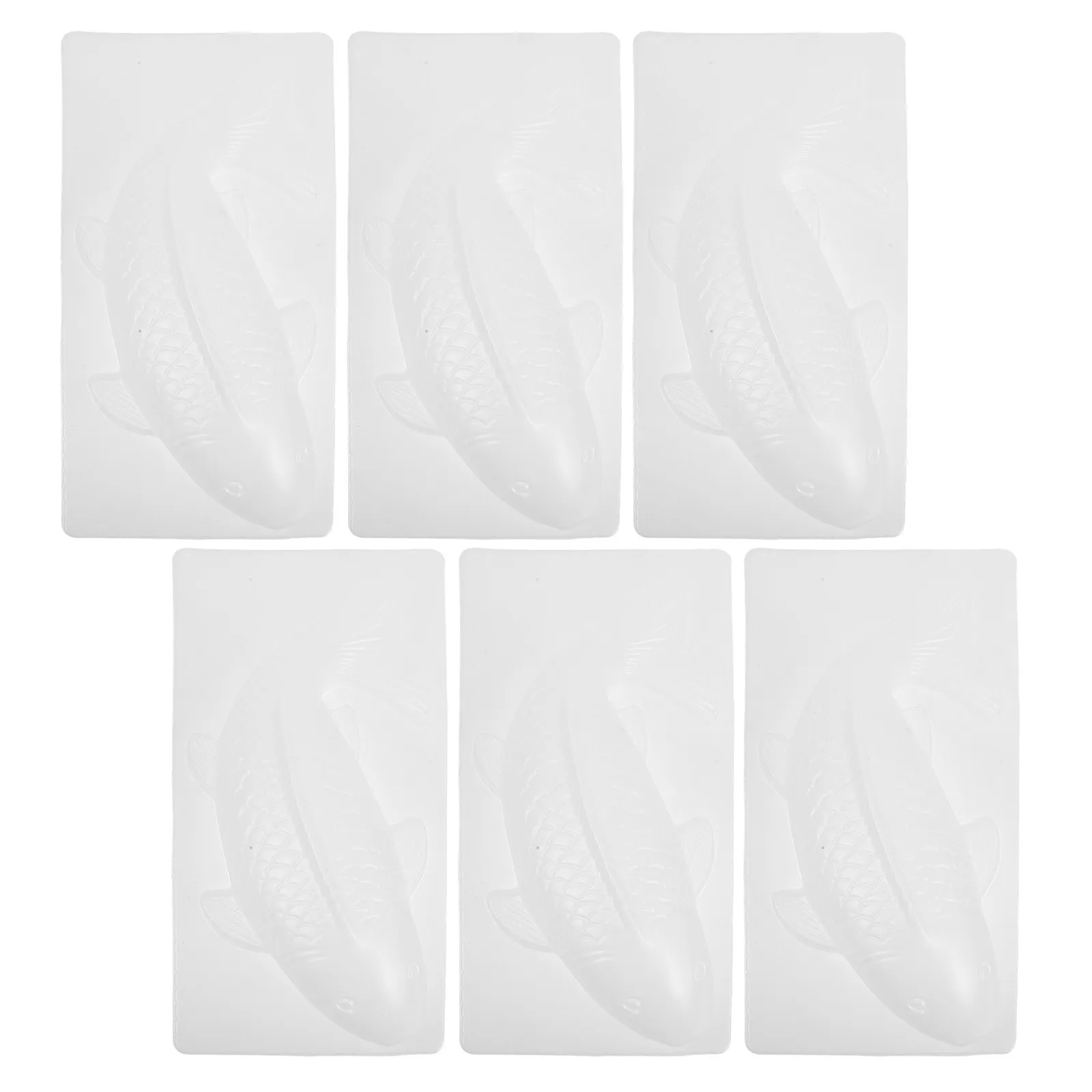 

6Pcs Fish Mold for Cakes 3D Realistic Design Reusable Nonstick Pan DIY Chocolate Pudding Jelly Cake Decorating Baking Tool