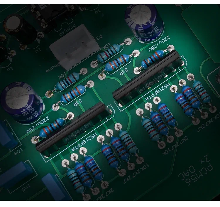 PCM56 *2 Classic HIFI Decoder Board Fiber Coaxial Input RCA Output 16BIT 48K More than TDA1541