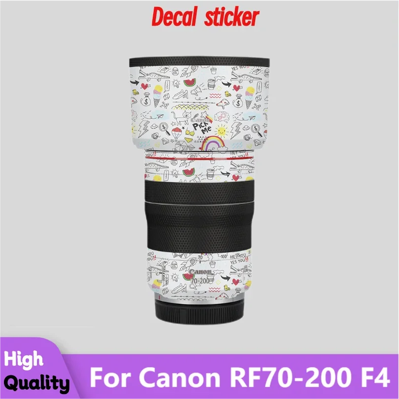 

For Canon RF70-200 F4 Lens Body Sticker Protective Skin Decal Vinyl Wrap Film Anti-Scratch Protector Coat