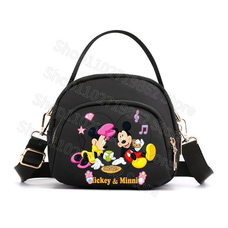 Minnie Mickey Mouse Handbags Disney Crossbody Bags for Women Anime Movie Character Pattern Bag Large Capacity Portable Handbag