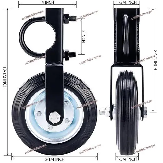 Suitable for chain link fences sliding door casters carrying capacity 400 pounds 6 inches