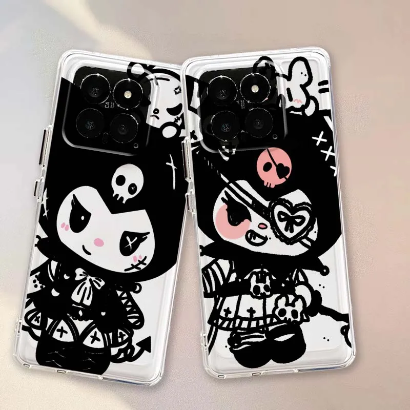 

Cute Kuromi Graffiti Cartoon Phone Case For Xiaomi Mi 17 15 14 14T 15T 13 12 12S 11 Pro Lite Ultra Max Space Shell