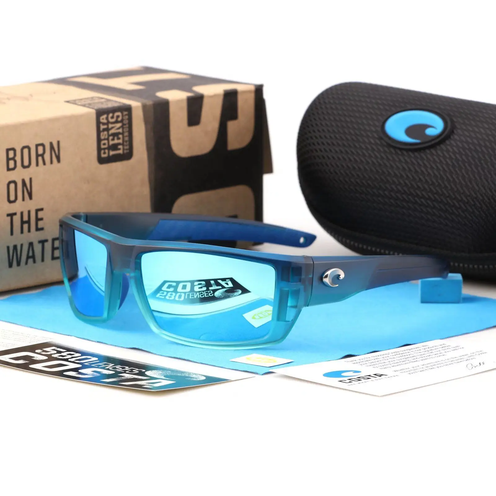 

Costa Square Sunglasses Men Sports Polarized Eyewear UV400 Protection Rafael Cycling Glasses Women Driving Golf Fishing Goggles