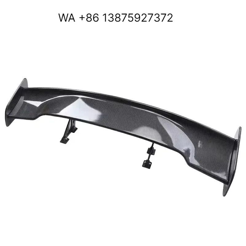 Wmwmnu New GT Style Rear Wing Spoiler Tailfin Upgrade for Most Three Box Cars and Other Vehicles
