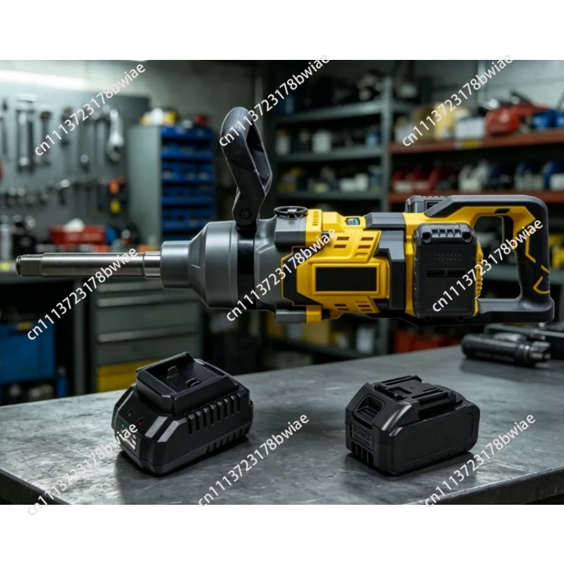 3000nm high torque brushless cordless impact wrench kit - heavy duty rechargeable lithium-ion impact wrench