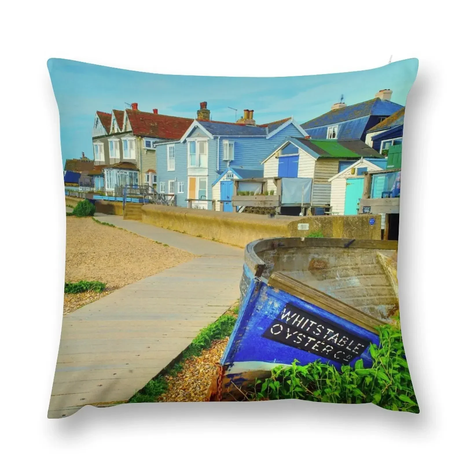 Whitstable Oyster Boat Throw Pillow Cusions Cover anime girl christmas decorations for home 2025 pillow