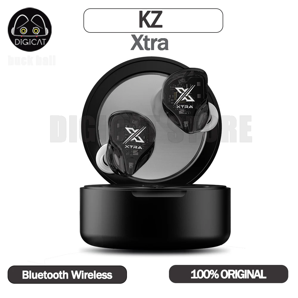 KZ Xtra Bluetooth Earphones Esports Gaming Earphone Active Noise Reduction Headphones Bluetooth Wireless Headset TWS Earphones