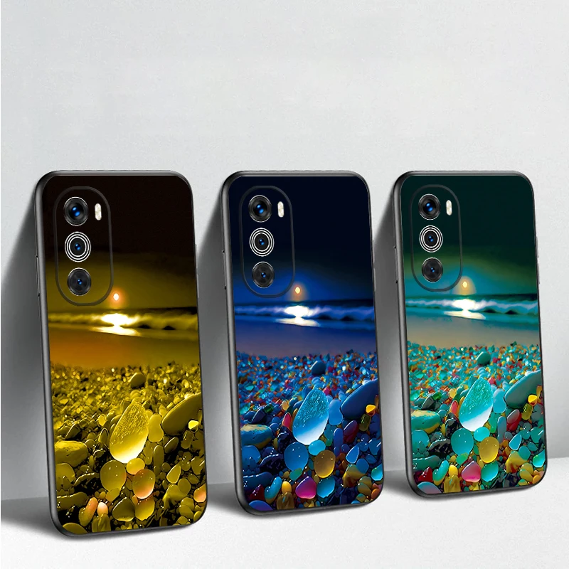 

Colorful stone seaside For Motorola Moto G 04 G05 14 15 24 34 35 54 55 75 84 85 Edge 40 50 Fusion 60 Fusion TPU soft phone case