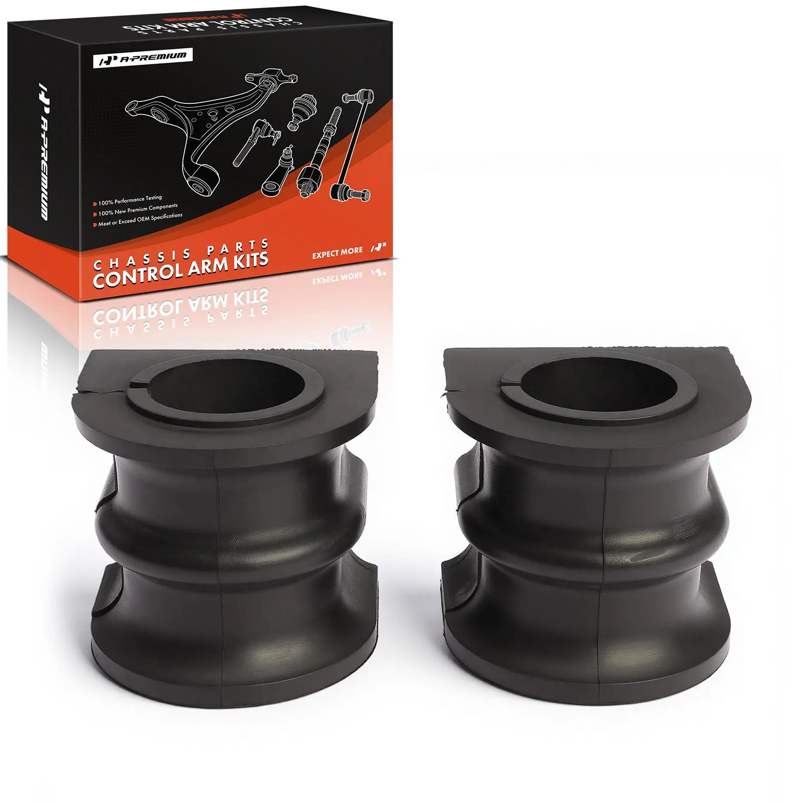 A-Premium 2x Front To Frame Sway Bar Bushing Kit for Jeep Grand Cherokee Commander 2006-2010