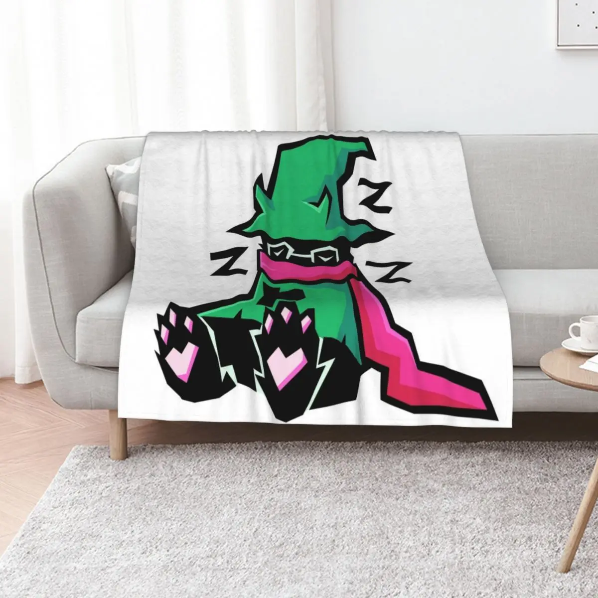 sleepy ralsei Throw Blanket Heavy Sofas Thermal bed plaid for babies halloween Blankets