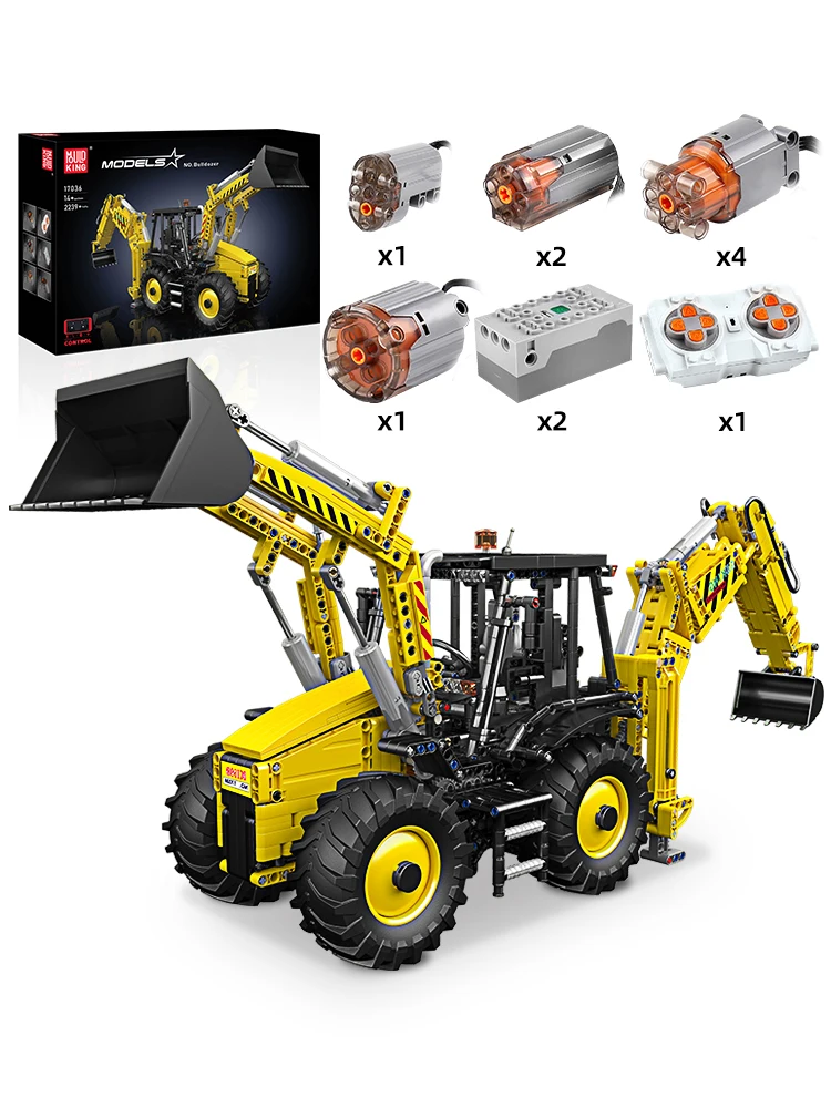 Mould King 17036 Technische Auto Speelgoed De MOC-86258 Graafmachine Model Bouwset Bouwblokken Kinderen Kerstcadeau - afbeelding 2