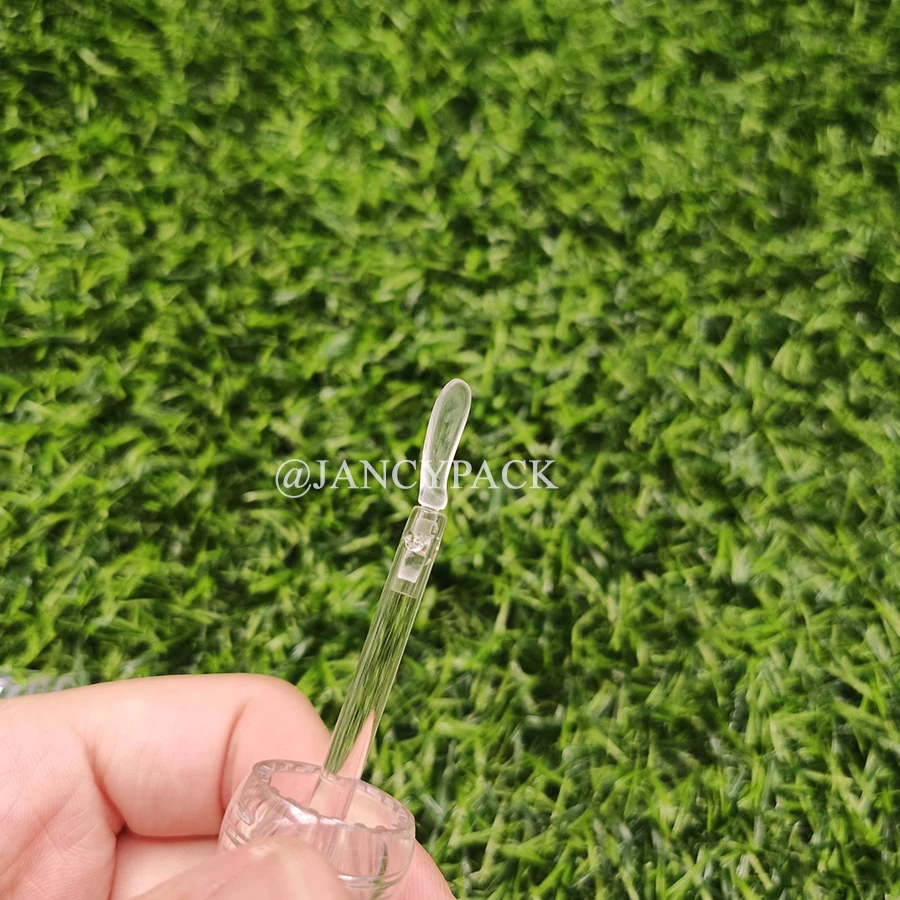 10個入り 3.5ml 空ボトル ユニークで華やかなひょうたん型 透明蓋付き クリアリップグロスチューブ ボトル 空 ボール型 リップグロス容器 チューブ パッケージ