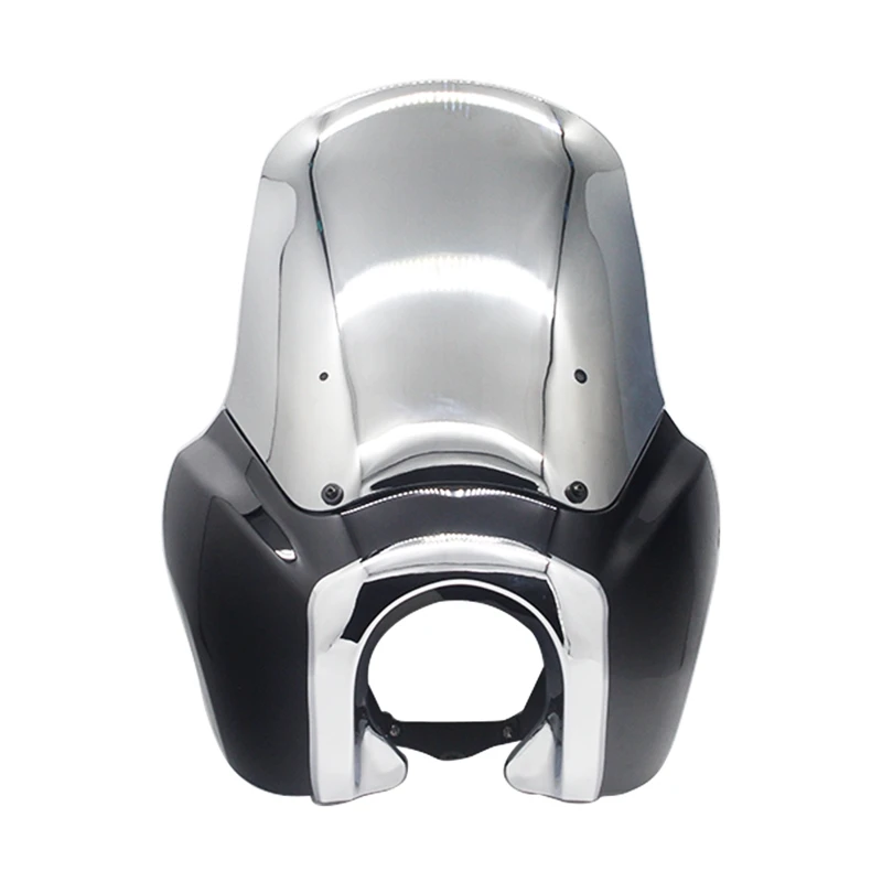 

Fairing Chrome Decorative Frame, Windshield Relocation Block