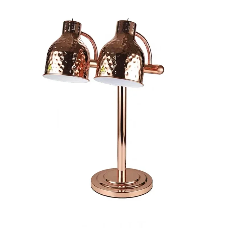 

New Hammer Point Buffet Food Insulation Light Catering Food Heating Light Double Head