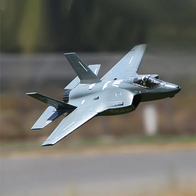 F35 V2 50mm Ducted 6CH Aircraft Aerobatic Model Fixed-Wing Jet Remote Control Fighter EPO Material RC Model Outdoor Version F-35
