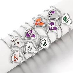 New Love Heart Shape Aromatherapy Bracelet Charm Aroma Diffuser Locket Bracelets Scent Perfume Essential Oil Diffuser Bracelet