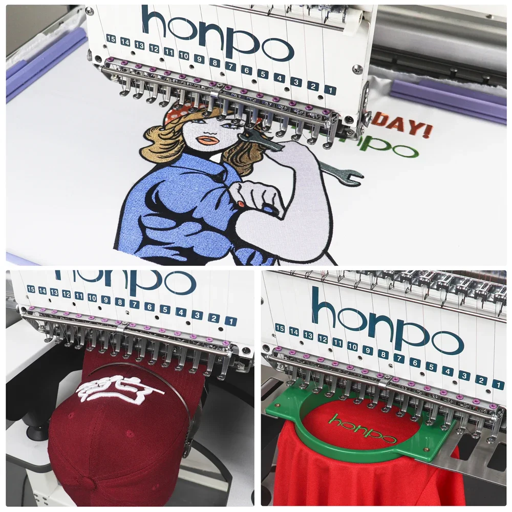 Hot-sale Computerized Embroidery Machine for Clothing Automatic 15 Needles Single Head