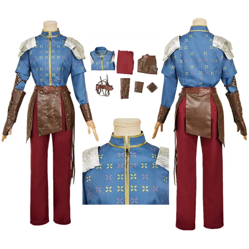 

Adult Astrid Cosplay Costume Cartoon 2025 Dragon Fantasia Women Uniform Coat Pants Belt Outfits Halloween Carnival Party Suit