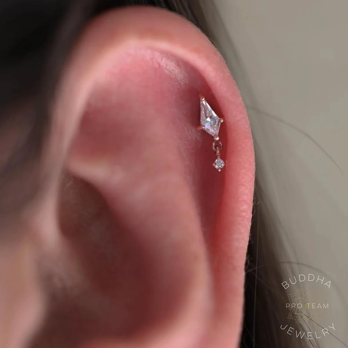 Aide 925 Sterling Silber 1pc Geometrie Multi Piercing Stud Ohrringe Für Frauen K Gold Einfache Elegante Quaste Schmuck Geschenk Pendiente – Detail 38