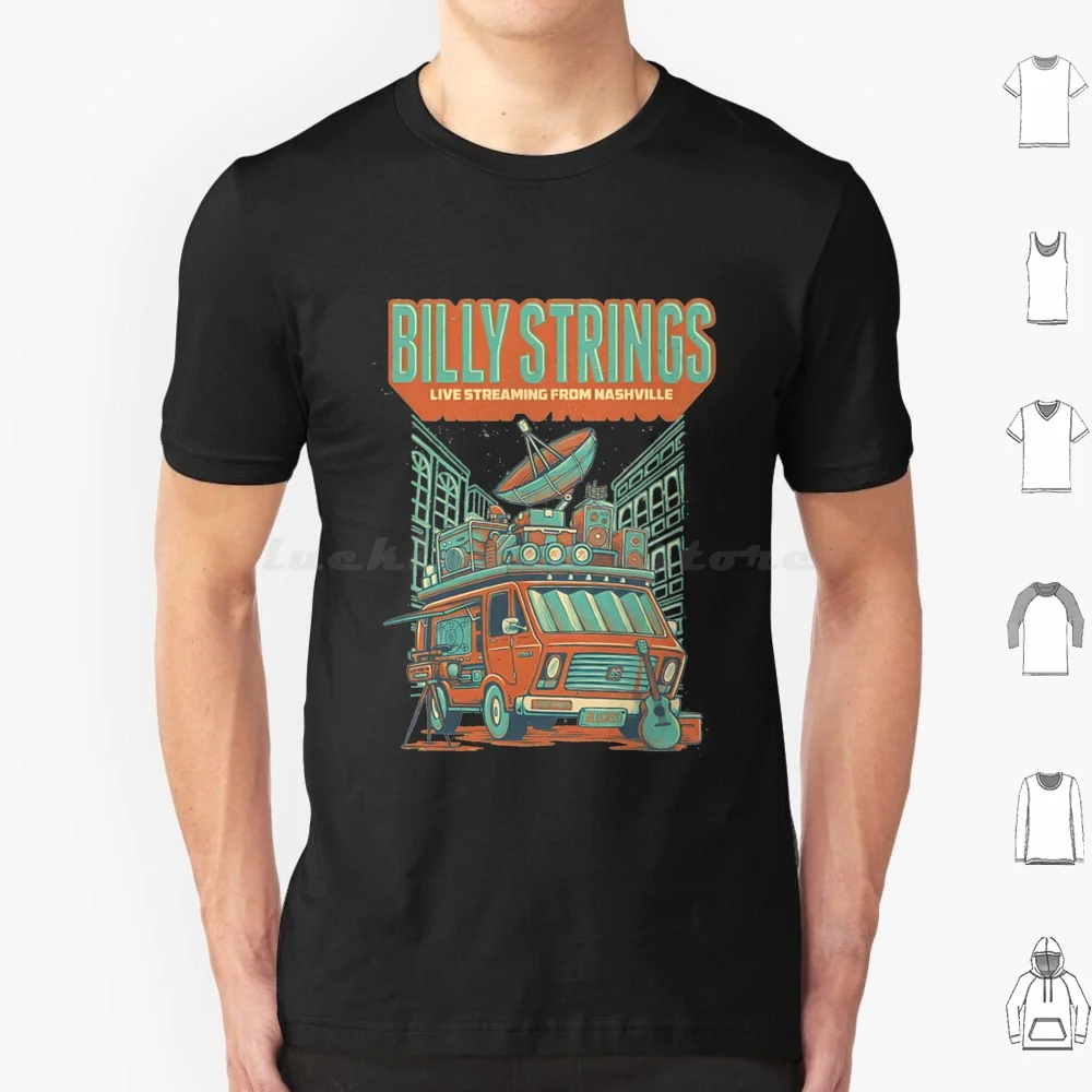 Billy Van T Shirt Cotton Men Women DIY Print Billy Strings Bluegrass Banjo Strings Music Phish Greensky Bluegrass Billy Concert
