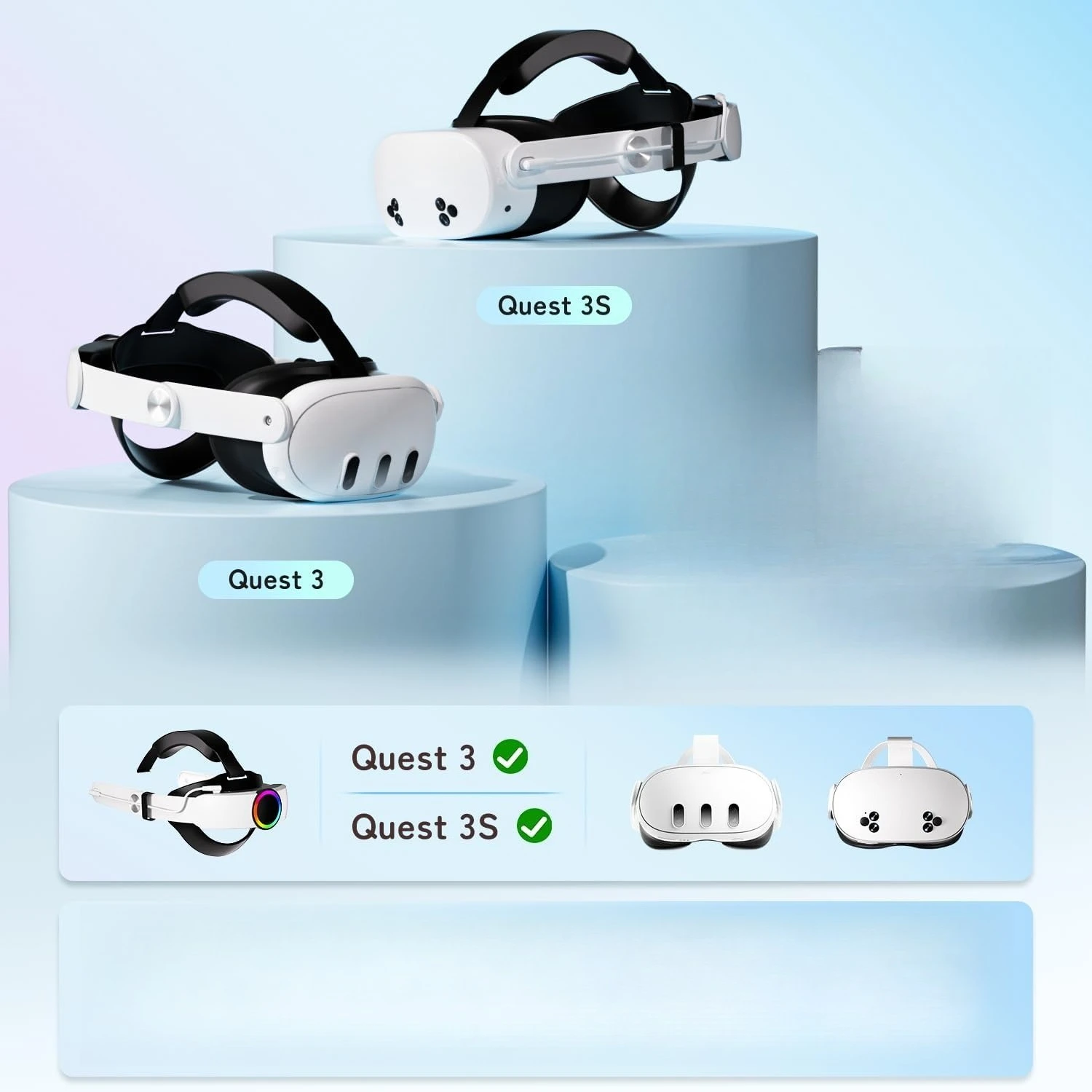 For Meta Quest 3/3S Head Strap - đánh giá và giá Head Strap With Battery Pack Vr Elite