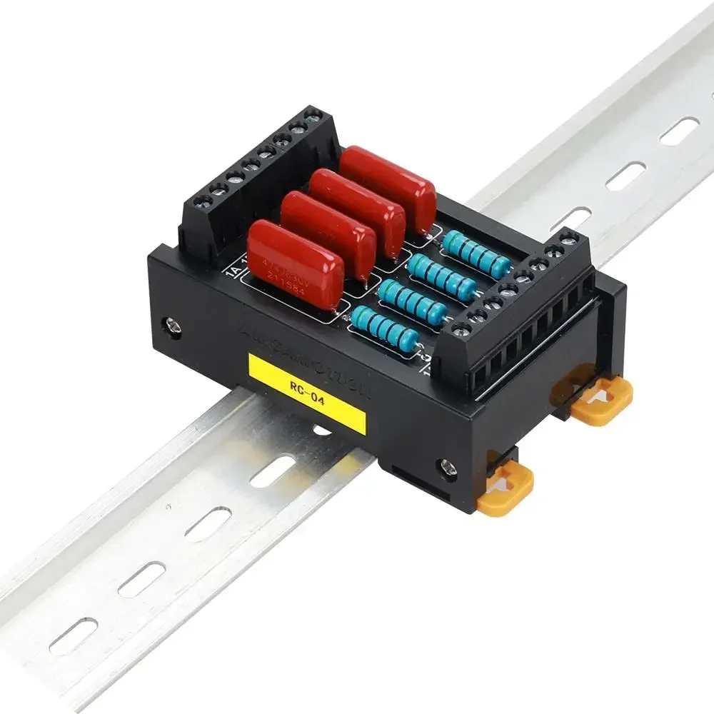 AMSAMOTION PLC Módulo Anti-interferência, Circuito de Absorção RC, Relé Transistor, Circuito De Proteção De Contato, RC-04