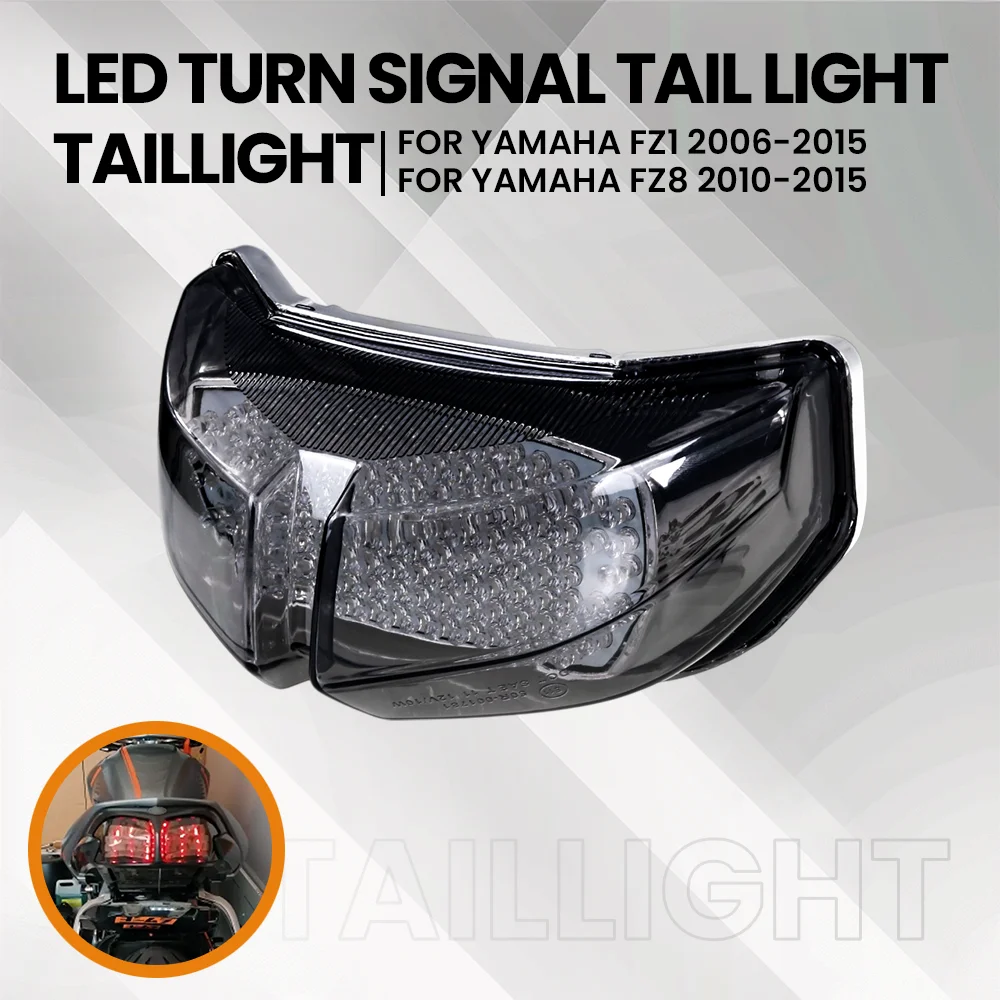 

Motorcycle Accessories LED Turn Signal Tail Light Taillight Indicator For Yamaha FZ1 2006-2015 FZ8 2010-2015