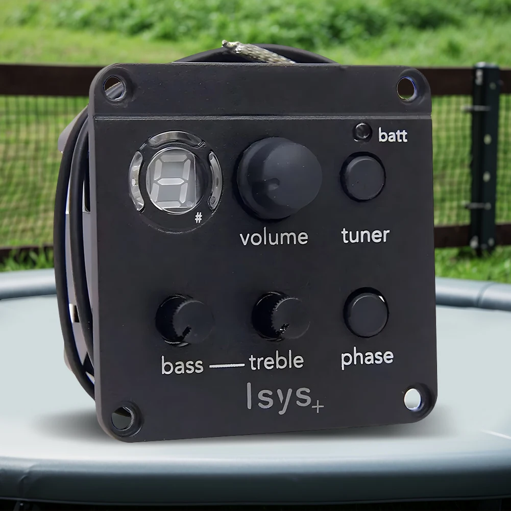 لاقط الجيتار الصوتي Preamp الغيتار الصوتي الكلاسيكي الصوتية الغيتار EQ موالف بيزو لاقط على متن Preamps ل Fishman ISYS +