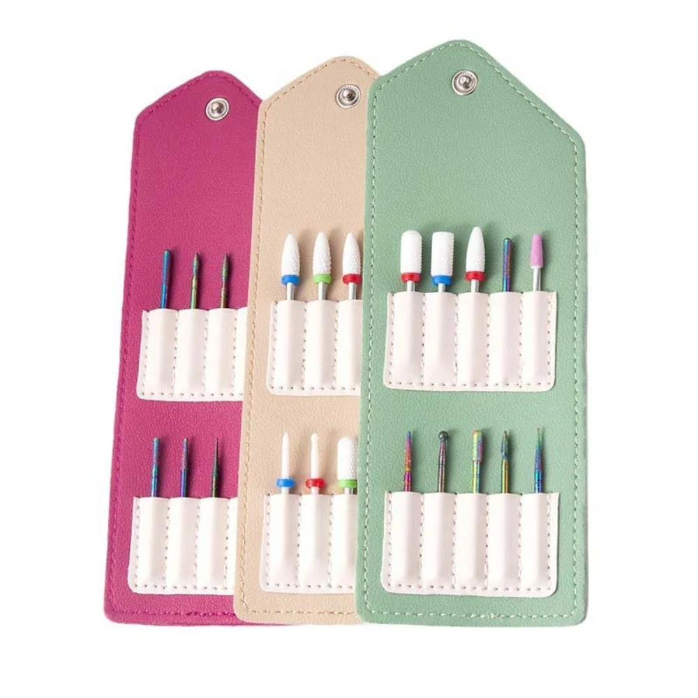 10Pcs/set Gel Removal Polishing Cuticle Nail Polishing Head Electric Nail Grinder Accessories Ceramic Nail Drill Bits